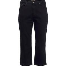 Levi's Ribcage Straight Ankle Women's Jeans Plus Size - Black Sprout/Black