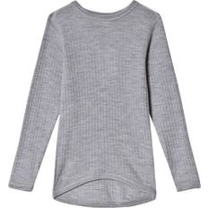 Børnetøj Joha Langærmet Uld Bluse - Light Grey Melange (16341-122-15110)