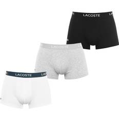 Lacoste Briefs Men's Underwear Lacoste Boxer Briefs 3-pack - Black/White/Grey Chine