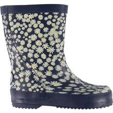 Wheat Alpha Rubber Boots - Ink Flowers