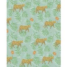 Eijffinger Leoparden Tapete Rice 5 von 383551 verde