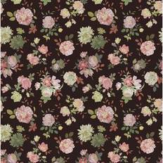 Eijffinger Wandbild Vintage Flowers von 383612 nero/rosa