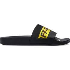 Off-White Industrial Sliders - Black/Yellow