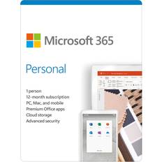 Microsoft 365 subscription Microsoft 365 Personal 12-Month Subscription Word, Excel, PowerPoint 1TB OneDrive cloud storagePC/Mac Instant Download Activation Required