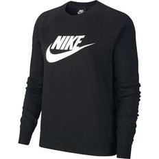 Nike Sportswear Essential Hybrid Crewneck Black/White