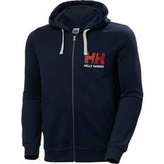 Poliuretano Top Helly Hansen HH Logo Full Zip Felpa - Navy