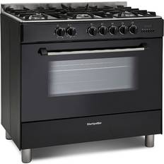 Cheap 90cm Gas Cookers Montpellier MR91DFMK Black