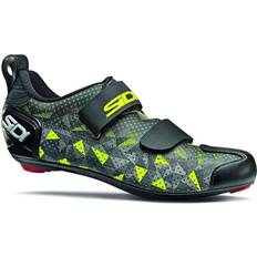 Sidi T5 Air Carbon Gray Shoes - Yellow
