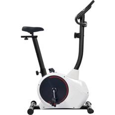 vidaXL Vélo Elliptique Magnétique avec Moniteur de Fréquence Cardiaque Noir/Gris