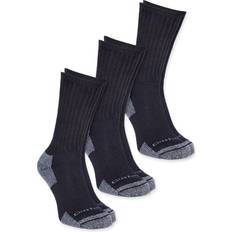 Carhartt All Season Cotton Crew Sock 3-Pack - Black