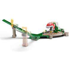 Metal Pistas de Coches Hot Wheels Mario Kart Piranha Plant Slide Track Set