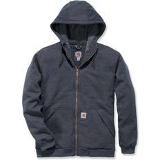 Clothing Carhartt Sherpa-Lined Midweight Full-Zip Sweatshirt - Carbon Heather