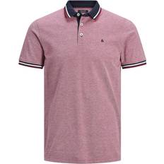 Herren - Rosa Oberteile Jack & Jones Classic Polo Shirt - Red/Brick Red