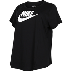 Nike Sportswear Essential Plus Size T-shirt Women's - Black/White