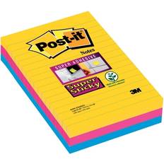 Blåa Sticky Notes 3M Post-it Super Sticky Notes 101x152mm