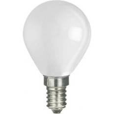 F Glödlampor Ekonomiljus Ball Incandescent Lamps 15W E14 2-pack