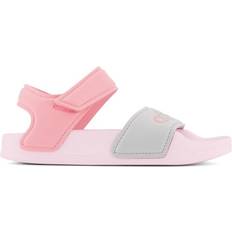 Adidas Sandals Adidas Kid's Adilette Sandals - Clear Pink/Super Pop/Silver Metallic