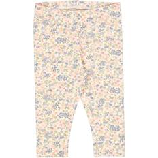 Wheat Baby Jersey Leggings - Flowers & Seashells