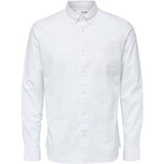 Organic Cotton Oxford Shirt - White/White