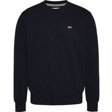 Tommy Hilfiger Baumwolle Pullover Tommy Hilfiger Regular Fleece Crew Neck Sweater - Black