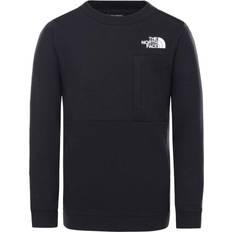 The North Face Boy's Slacker Crew Neck Sweatshirt - Black/White (KY41)