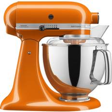 Orange Batteurs électriques KitchenAid Artisan 4,8 Liter KSM175 Spar-Set Mit Spiralschneider