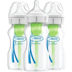 Options + Wide Neck Baby Bottle 270ml 3-pack