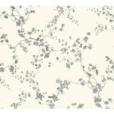 Living Walls Papier peint Metropolitan Stories Lola Paris in Metallic Schwarz Wei�ß 368962