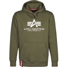 Alpha Industries Basic Hoodie - Green/White