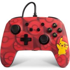 Controladores de juego PowerA Mando Con Cable Pikachu Rojo Para Nintendo Switch