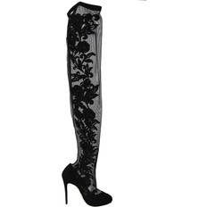 Dolce & Gabbana High Boots Dolce & Gabbana Over Knee High Boots - Black