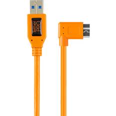 Tether Tools Kablar Tether Tools USB A-USB Micro-B Angled 3.0 0.5m 0.5m