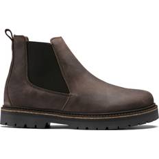 Birkenstock Slip-On Chelsea Boots Birkenstock Stalon Nubuck Leather - Mocha