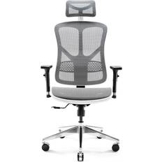 Diablo 5 Diablo V-Basic Gaming Chair - White/Grey