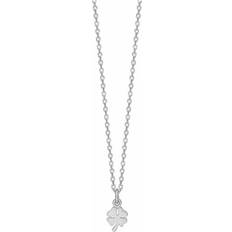 Mat Halskæder ENAMEL Copenhagen Clover Necklace - Silver