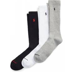 Polo Ralph Lauren Sous-vêtements Polo Ralph Lauren Crew Socks 3-pack - Black/White/Grey