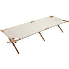 Beige Lits de camping Nordisk Lit de camp Rold Wooden Bett natural Naturel