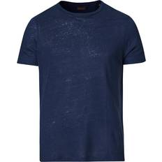 Linen T-shirt - Navy