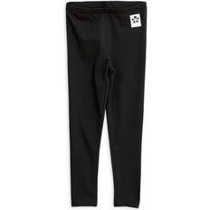 104/110 - Pojkar Byxor Barnkläder Mini Rodini Basic Leggings - Black (1000000999)