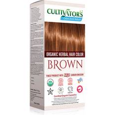 Hårfärg organic hårprodukter Cultivators Organic Herbal Hair Color Brown 100g