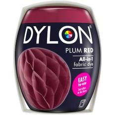 Røde Tekstilfarger Dylon All-in-1 Fabric Dye Plum Red 350g