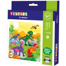 Dinosaurier Pärlor PlayBox Pearl Set Dinosaurs