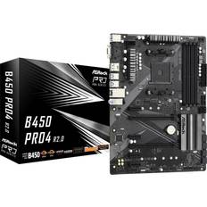 Asrock B450 Pro4 R2.0 AM4 Carte Mère Socket