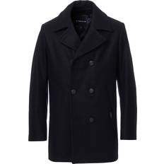 Kermor Wool Peacoat - Navy