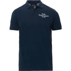 Peak Performance Original Logo Polo Shirt - Blue Shadow