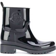 Elastane/Spandex Rain Boots Moncler Ginette - Black