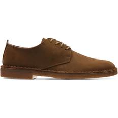 Men - Suede Derby Clarks Desert London - Cola Suede New