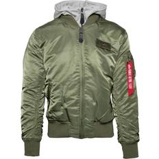 Alpha Industries MA-1 D-Tec - Grijs Gemêleerd/Groen