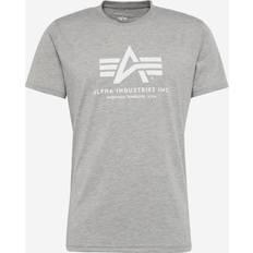 Alpha Industries Basic T-Shirt - Gray/White