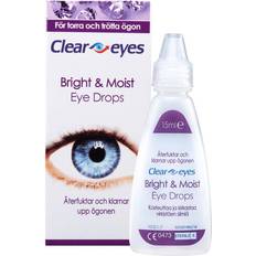 Øjendråber håndkøbsmedicin Clear Eyes Bright & Moist 15ml Øjendråber